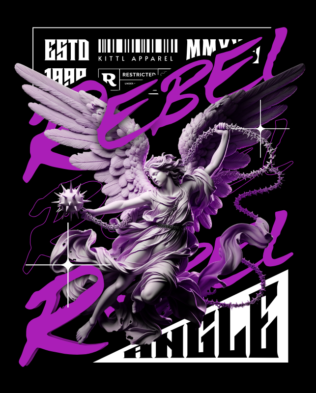 Custom Rebel Angle Streetwear T-Shirt