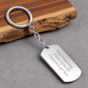 Personalized Engraved Stainless Steel Tag – Custom Metal Keepsake