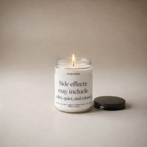 Side Effects: Calm, Quiet and Relaxed, Funny Pharmacist & Pharmacy Tech Candle, Pharmacist Gift, Pharmacist Candle