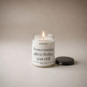 From Counting Pills to Finding Your Chill – Funny Pharmacist & Pharmacy Tech Candle, Pharmacist Gift, Pharmacist Candle