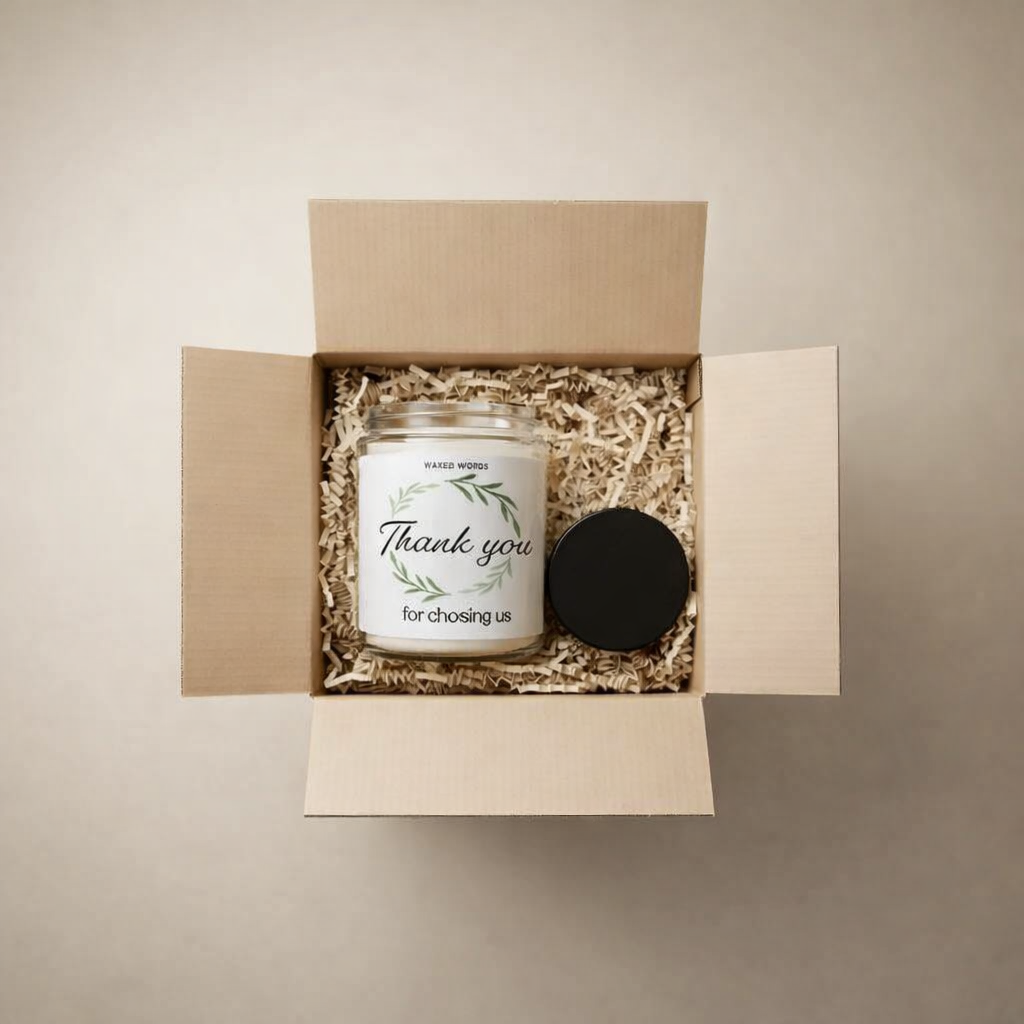 Personalized Employee Thank You Candle, Staff Appreciation Gift, Corporate Client Gift, Team Recognition Candle, Custom Coworker Gift - Image 2