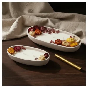 The Botanical Trough - Two-Vessel Candle Set - Calm in Chaos Collection - Hand-Poured