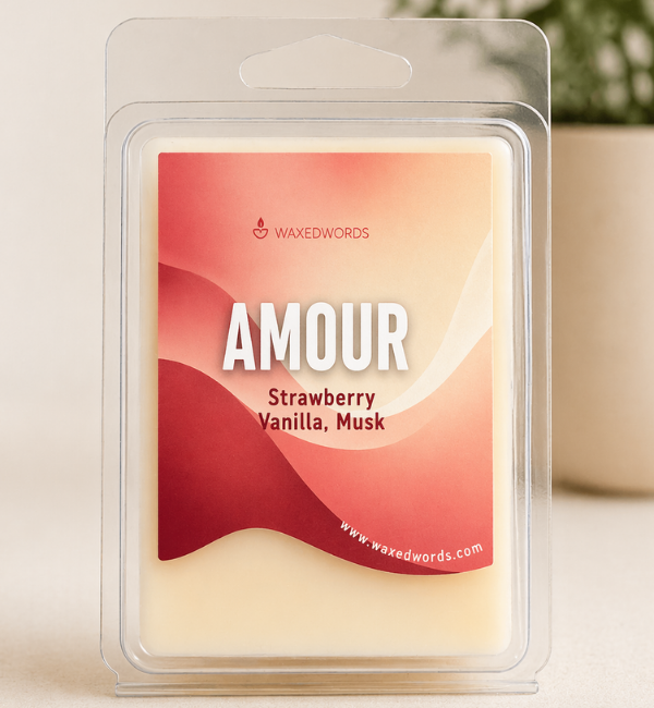 Amour Wax Melts — Strawberry, Vanilla & Musk | The Scent That Makes Them Lean In Closer