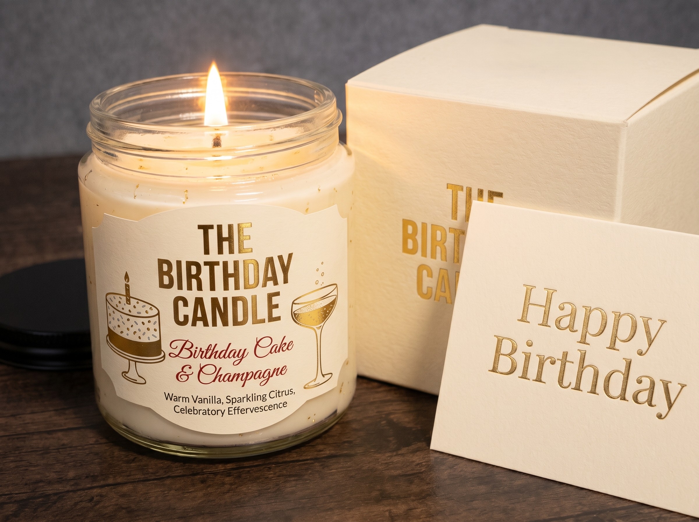 The Ultimate Birthday Celebration Candle | Luxury Custom Scented Soy Wax Gift - Image 2