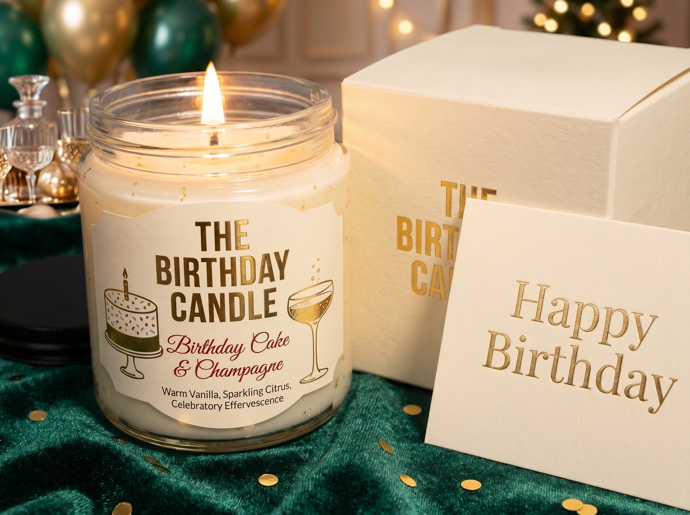 The Ultimate Birthday Celebration Candle | Luxury Custom Scented Soy Wax Gift - Image 3