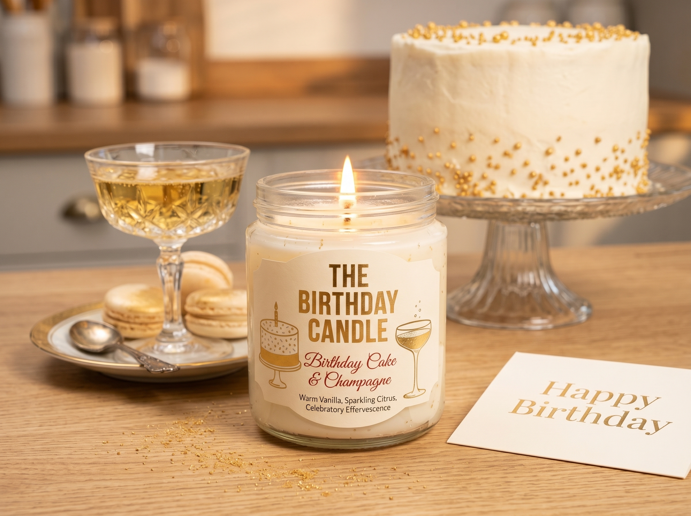 The Ultimate Birthday Celebration Candle | Luxury Custom Scented Soy Wax Gift - Image 4