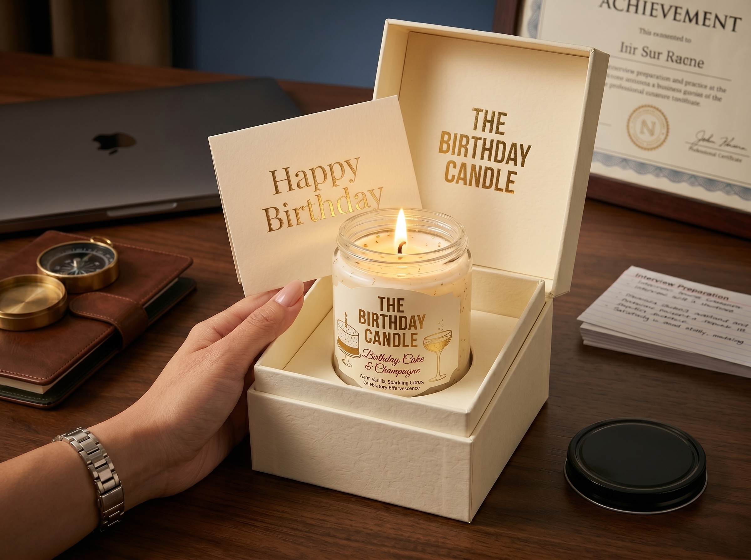 The Ultimate Birthday Celebration Candle | Luxury Custom Scented Soy Wax Gift