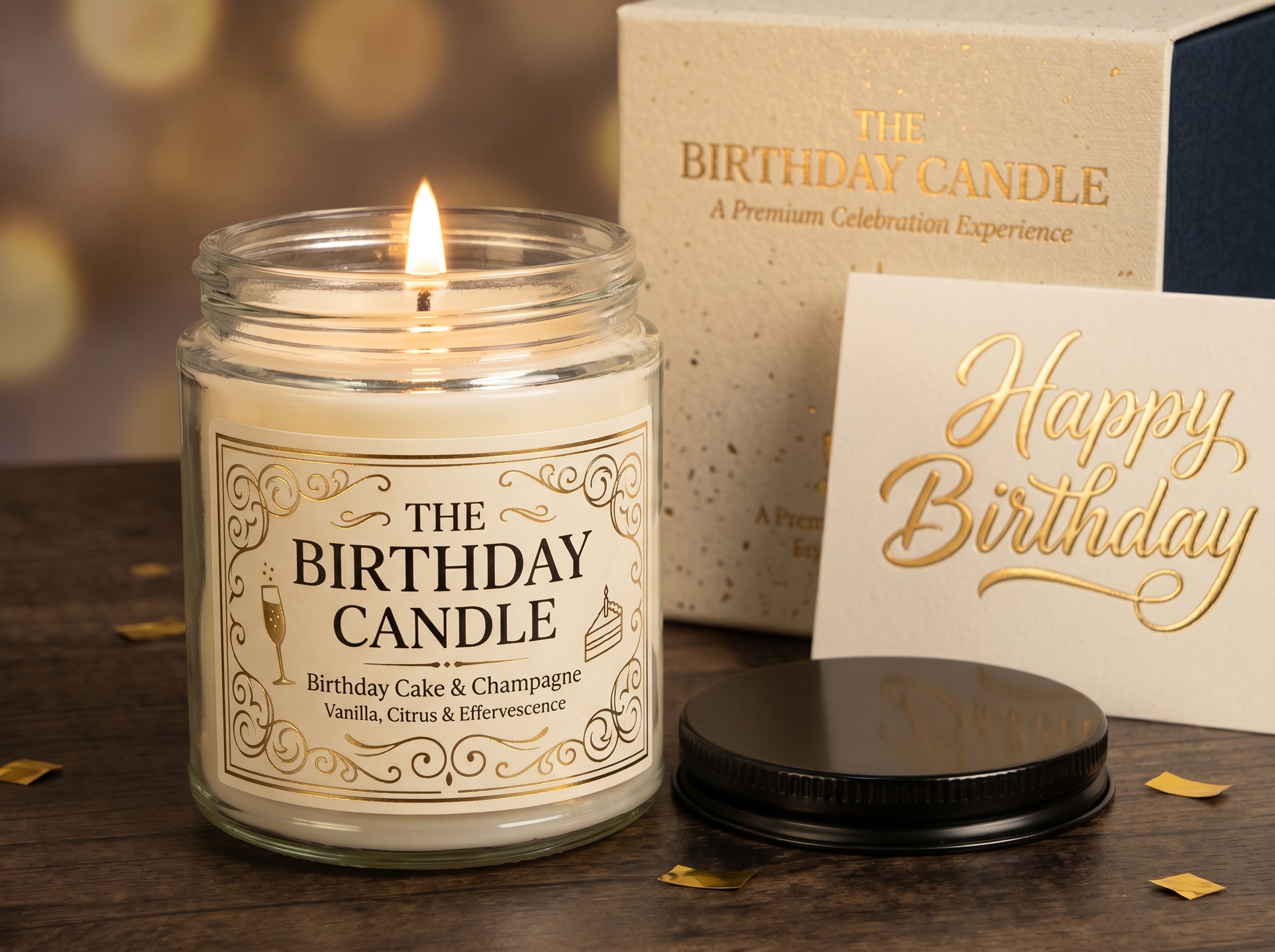 The Ultimate Birthday Celebration Candle | Luxury Custom Scented Soy Wax Gift - Image 6
