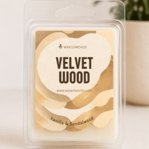 Velvet Wood Wax Melts — Sandalwood & Vanilla | Wrap Your Space in Liquid Luxury