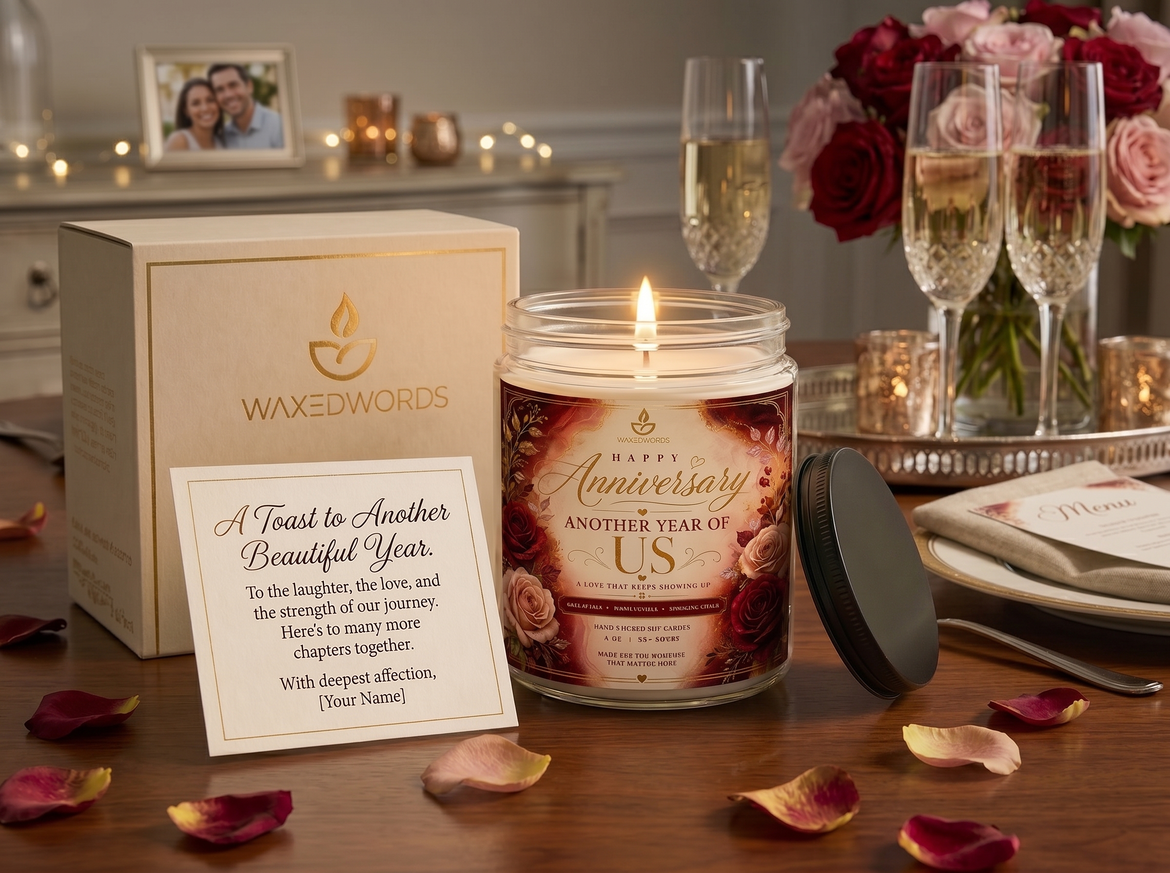 Anniversary Candle Gift Box - Image 9