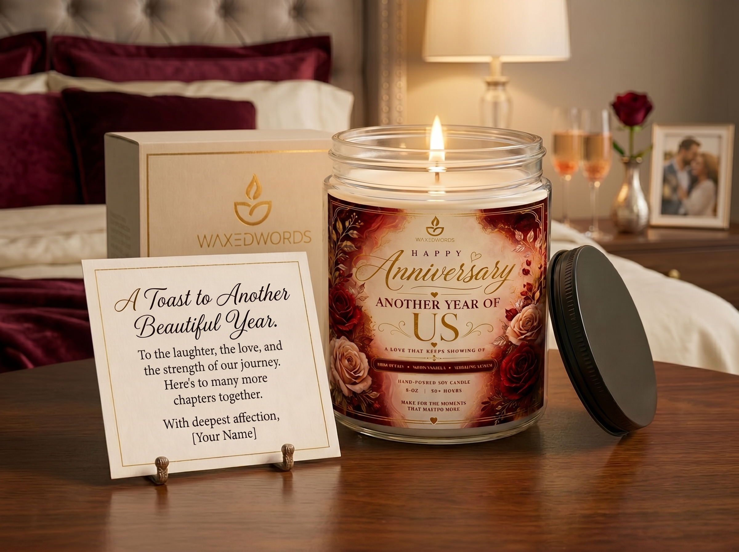 Anniversary Candle Gift Box - Image 10