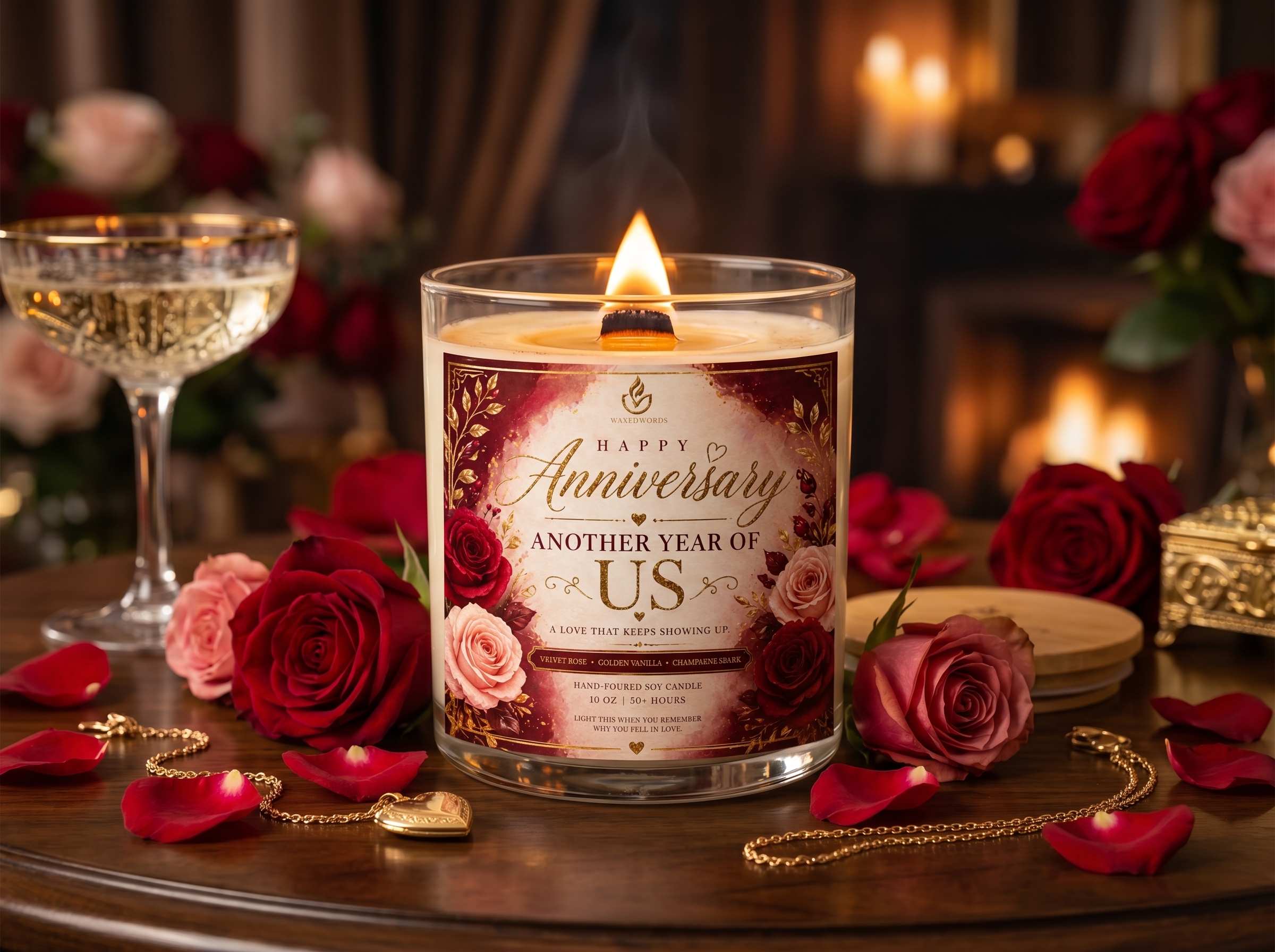 Anniversary Candle Gift Box - Image 4