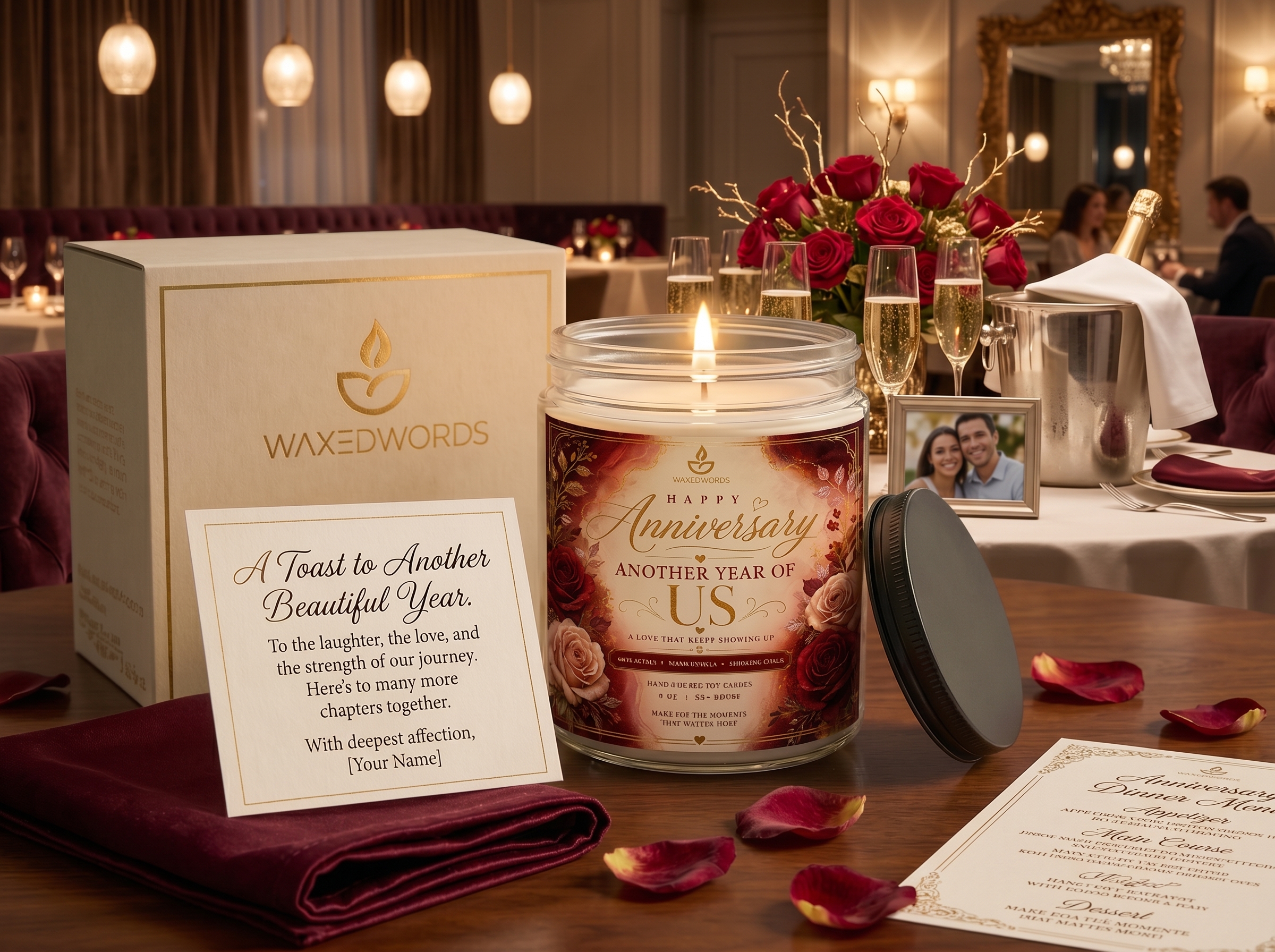 Anniversary Candle Gift Box - Image 8