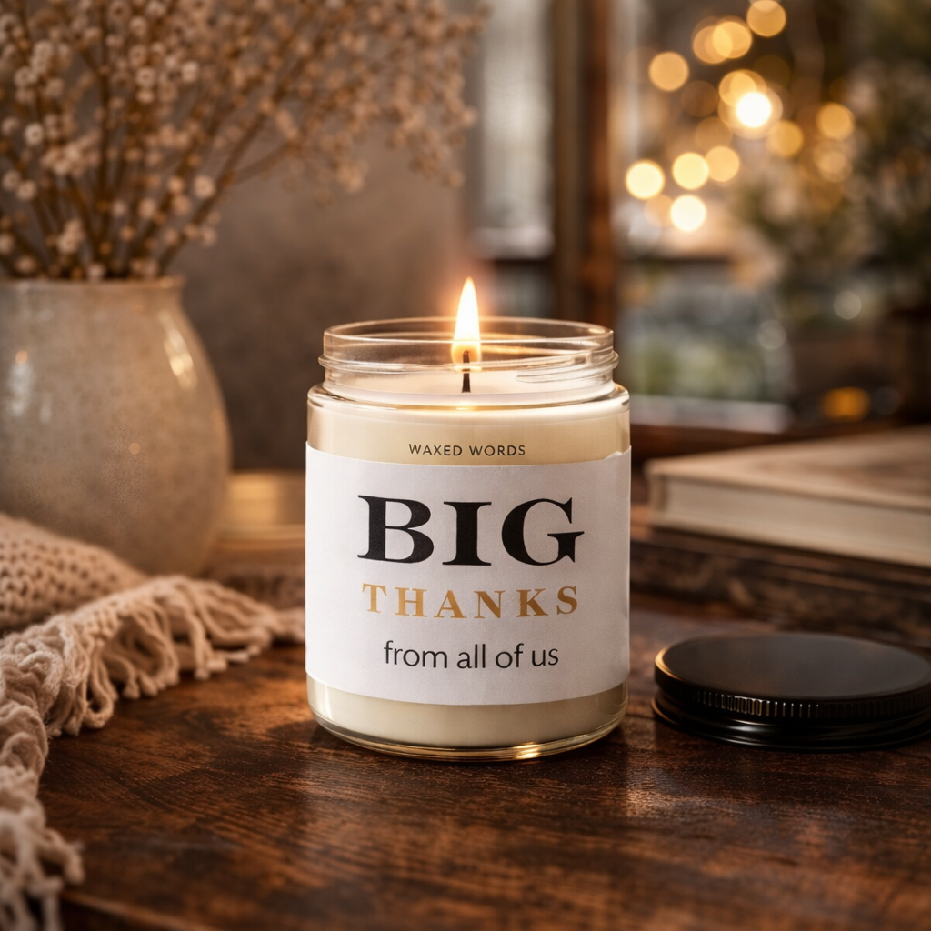 Thank You Coworker Candle, Personalized Appreciation Gift, Staff Gift Idea, Employee Recognition Candle, Office Gift for Team Member - Image 2