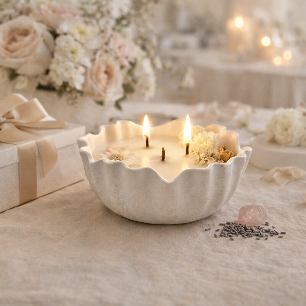 Waxed Words Calm in Chaos Candle – Cozy Self-Care Evening
