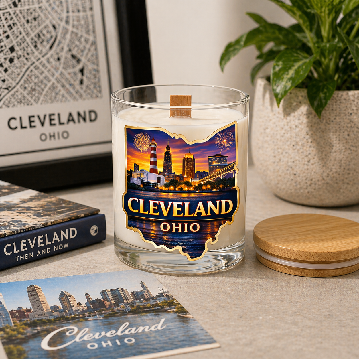 Lake Erie Breeze: The Definitive Cleveland City Candle | Feel the Crisp, Refreshing Spirit of The Land - Image 4