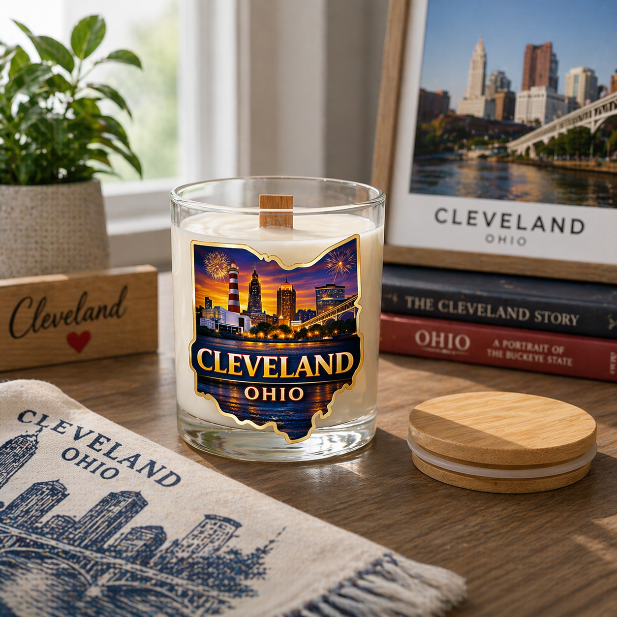 Lake Erie Breeze: The Definitive Cleveland City Candle | Feel the Crisp, Refreshing Spirit of The Land - Image 3