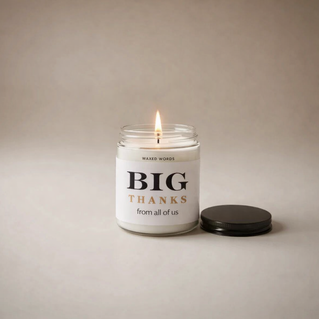 Thank You Coworker Candle, Personalized Appreciation Gift, Staff Gift Idea, Employee Recognition Candle, Office Gift for Team Member - Image 4