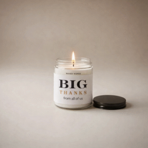 Thank You Coworker Candle, Personalized Appreciation Gift, Staff Gift Idea, Employee Recognition Candle, Office Gift for Team Member