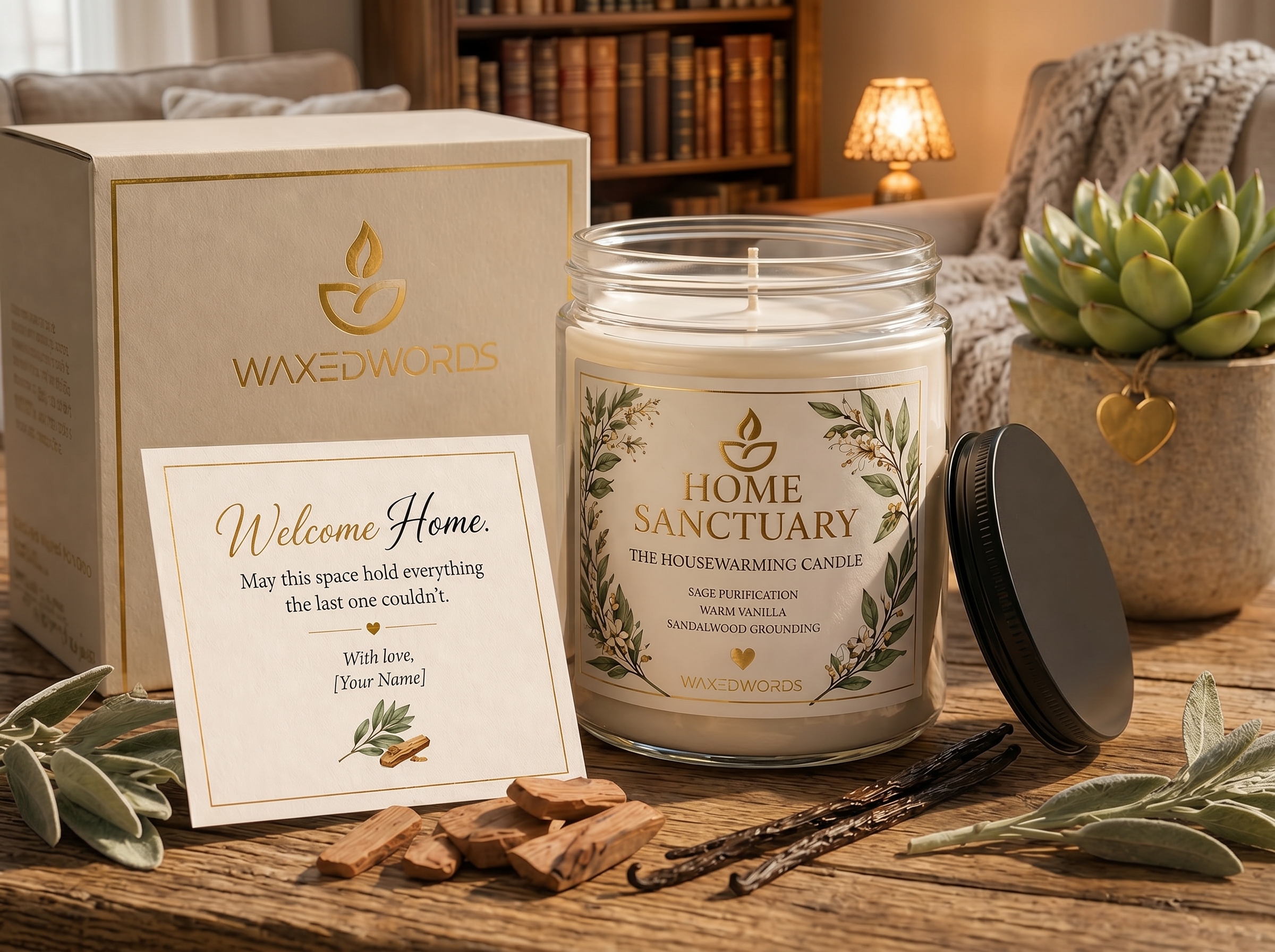Home Sanctuary | The Ultimate Luxury Housewarming Gift Candle – Turn Any House Into a Home - Image 2