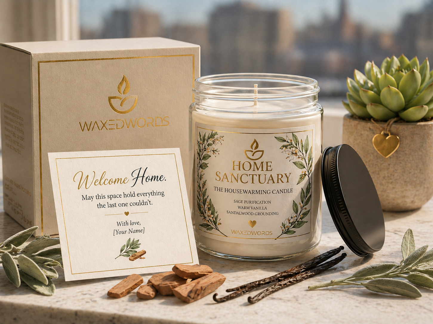 Home Sanctuary | The Ultimate Luxury Housewarming Gift Candle – Turn Any House Into a Home - Image 3
