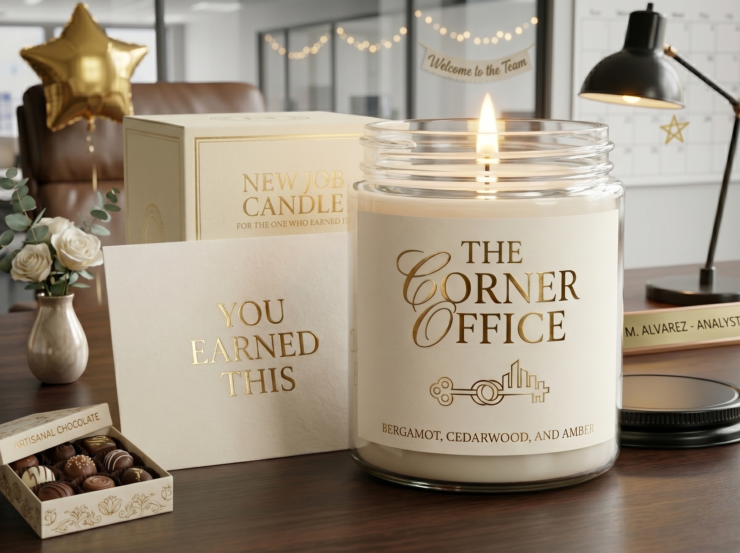 The “You Earned This” New Job Candle – A Luxury Success Gift They’ll Never Forget - Image 2