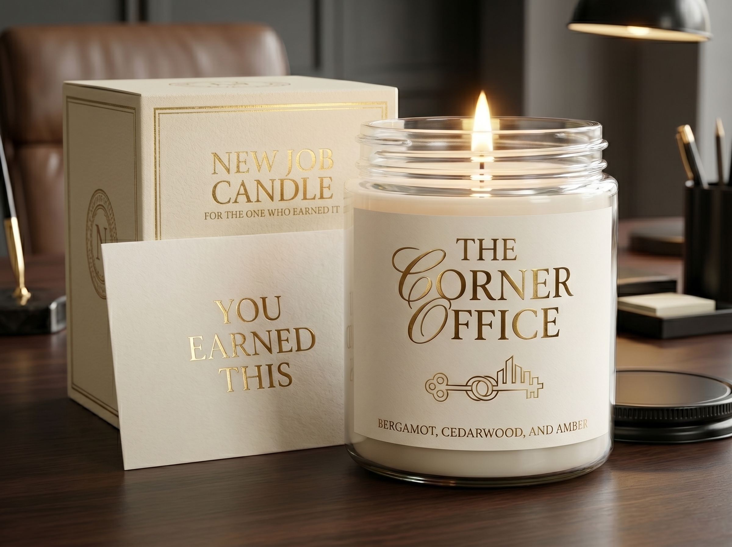 The “You Earned This” New Job Candle – A Luxury Success Gift They’ll Never Forget