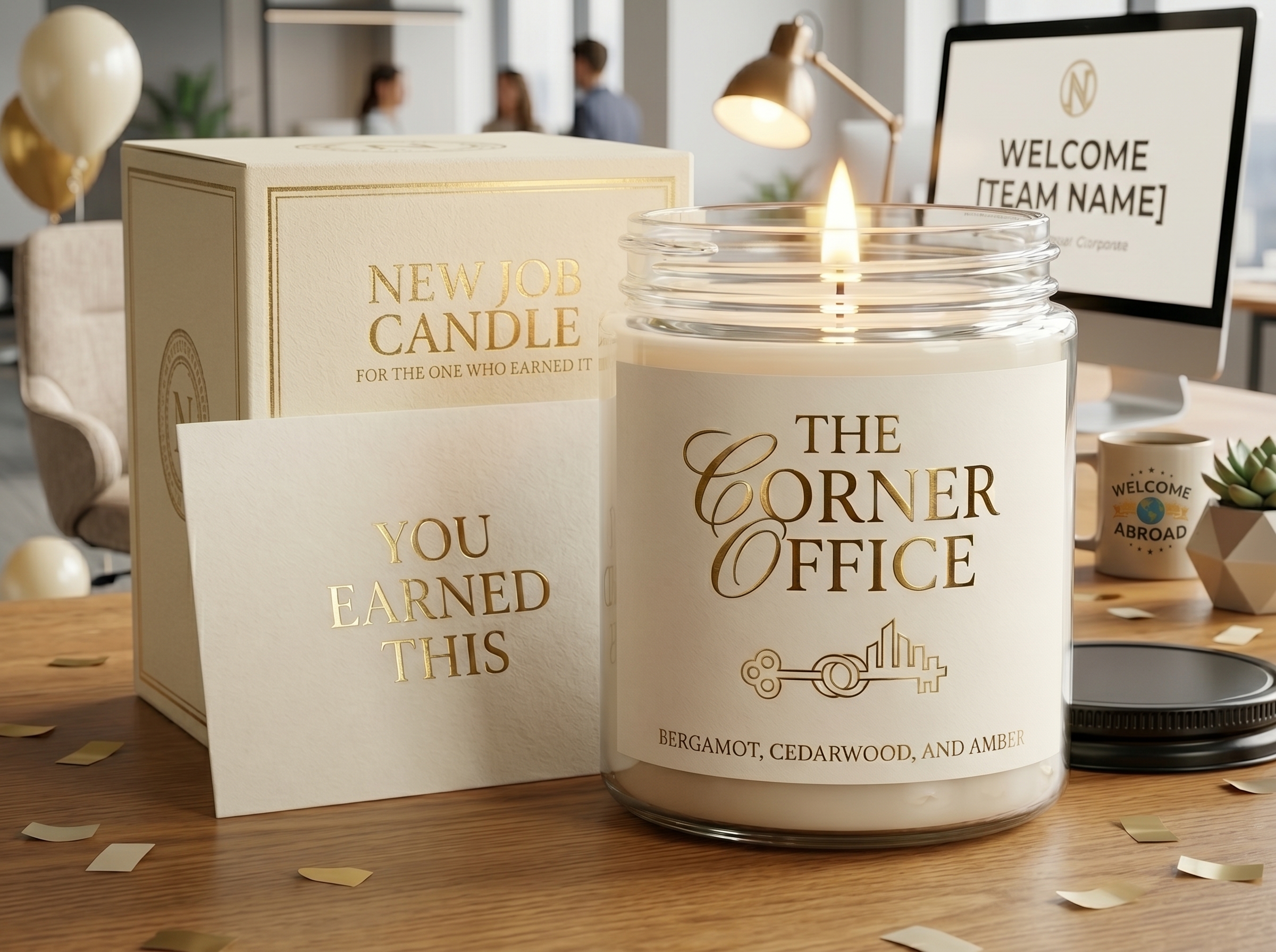 The “You Earned This” New Job Candle – A Luxury Success Gift They’ll Never Forget - Image 3