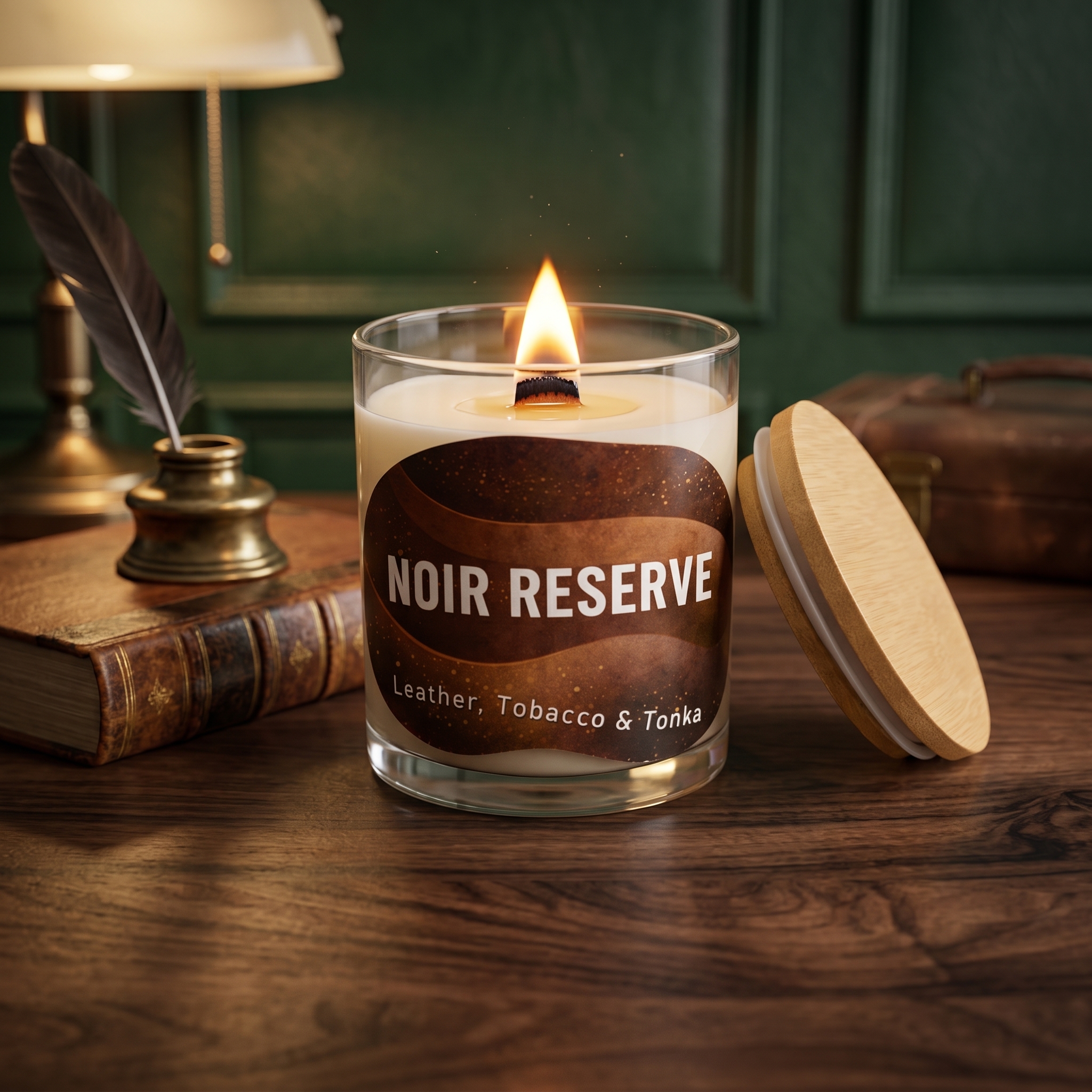 Noir Reserve — The Addictive Tobacco & Leather Candle for Magnetic Evenings - Image 5