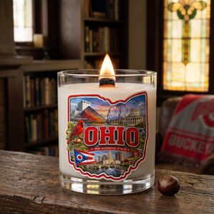 Buckeye Autumn: The Ultimate Ohio Pride Candle | A Scented Journey Through The Heart of the Buckeye State