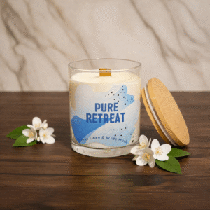 Pure Retreat — The Clean Linen & White Musk Candle That Makes Your Entire Home Feel Reset