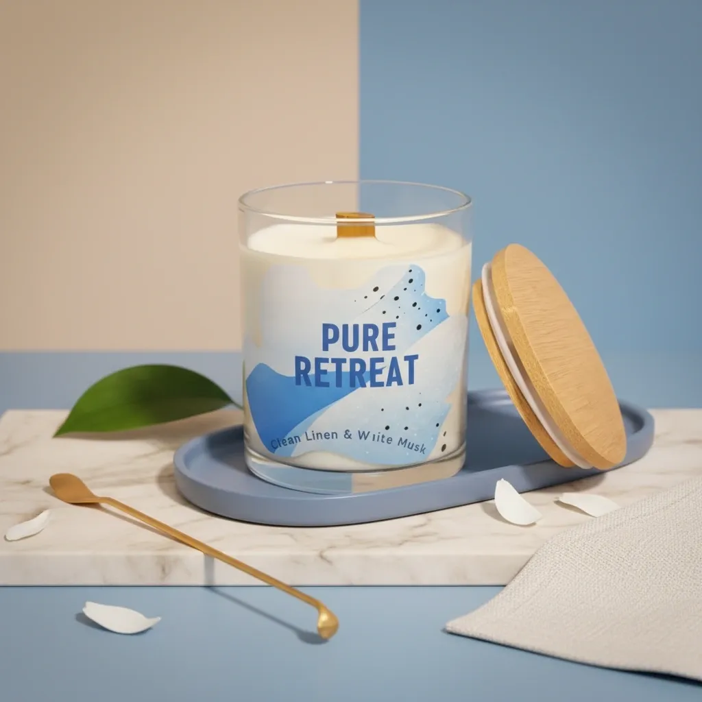 Pure Retreat — The Clean Linen & White Musk Candle That Makes Your Entire Home Feel Reset - Image 2