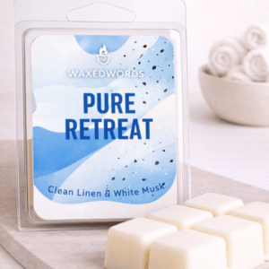 Pure Retreat Wax Mels — Clean Linen & White Musk | The "Just Checked Into a Five-Star Hotel" Feeling, Every Single Day