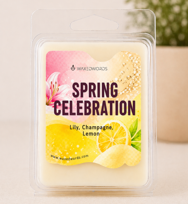 Spring Celebration Wax Melts — Lily, Champagne & Lemon | Bright, Bubbly & Unforgettably Fresh
