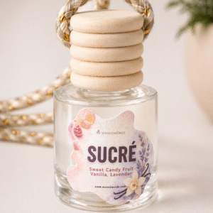Sucré Car Diffuser — Sweet Candy Fruit, Vanilla & Lavender | Turn Every Drive Into Your Favorite Escape