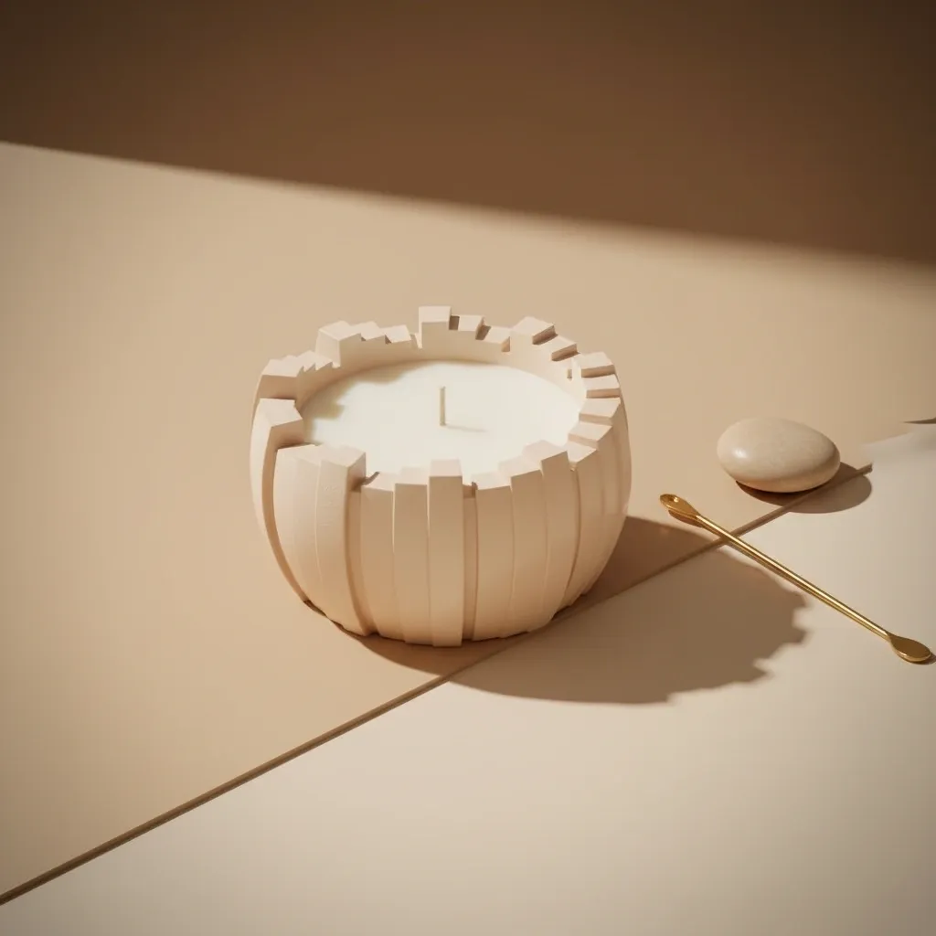 Balance Vessel, Stillform Ceramic Candle – Calm in Chaos Collection | Sculpted Luxury Spa Candle - Image 5