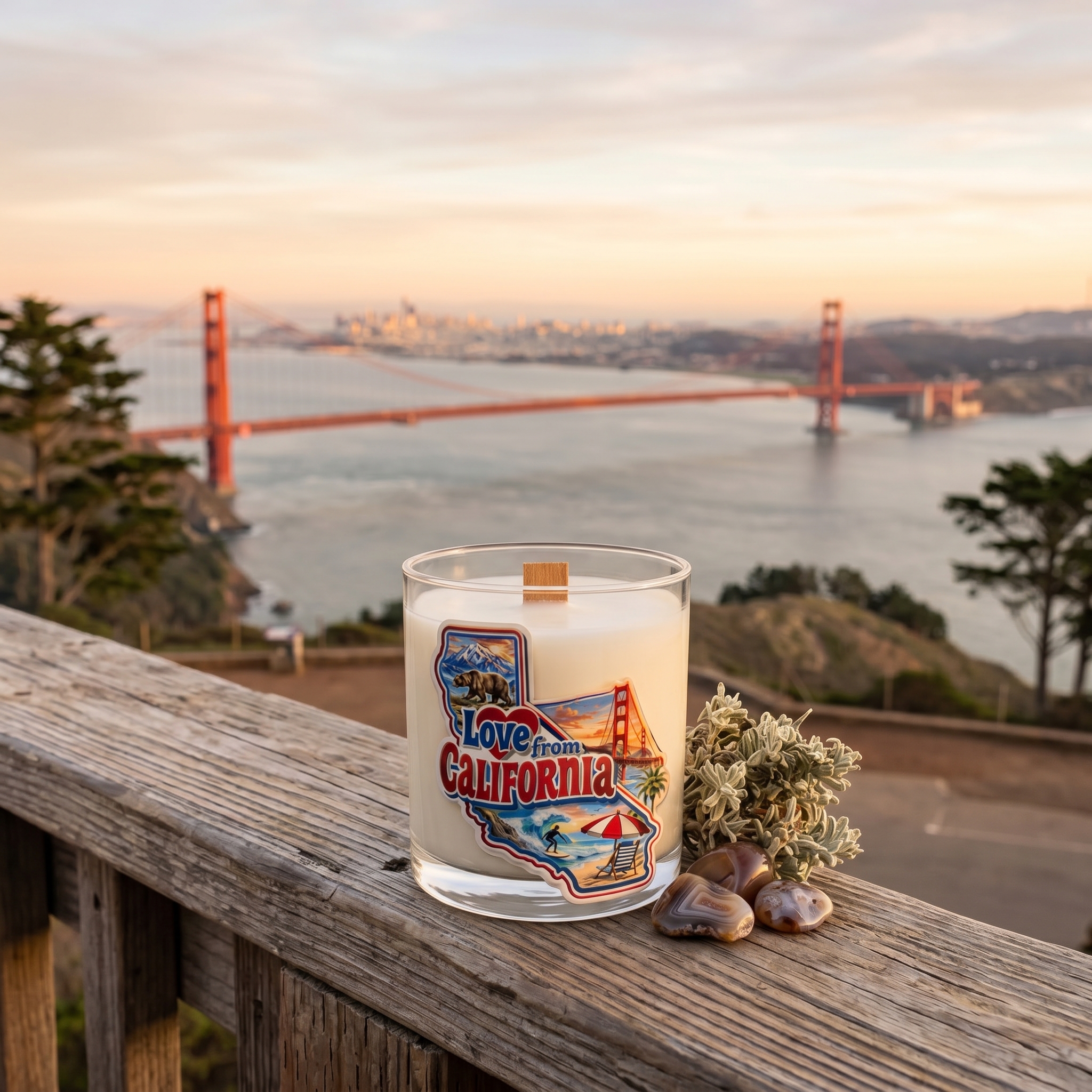 Golden Coast California Candle – Sea Salt, Lemon, Redwood & Sandalwood - Image 5