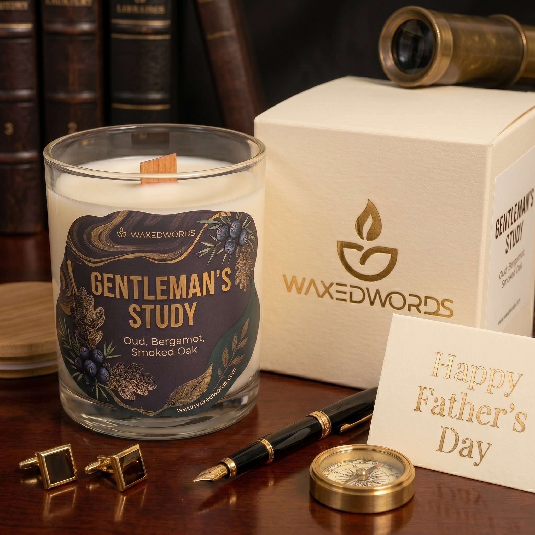 Gentleman’s Study™ | The Luxury Candle Built for Men Who Appreciate Quiet Power - Image 2