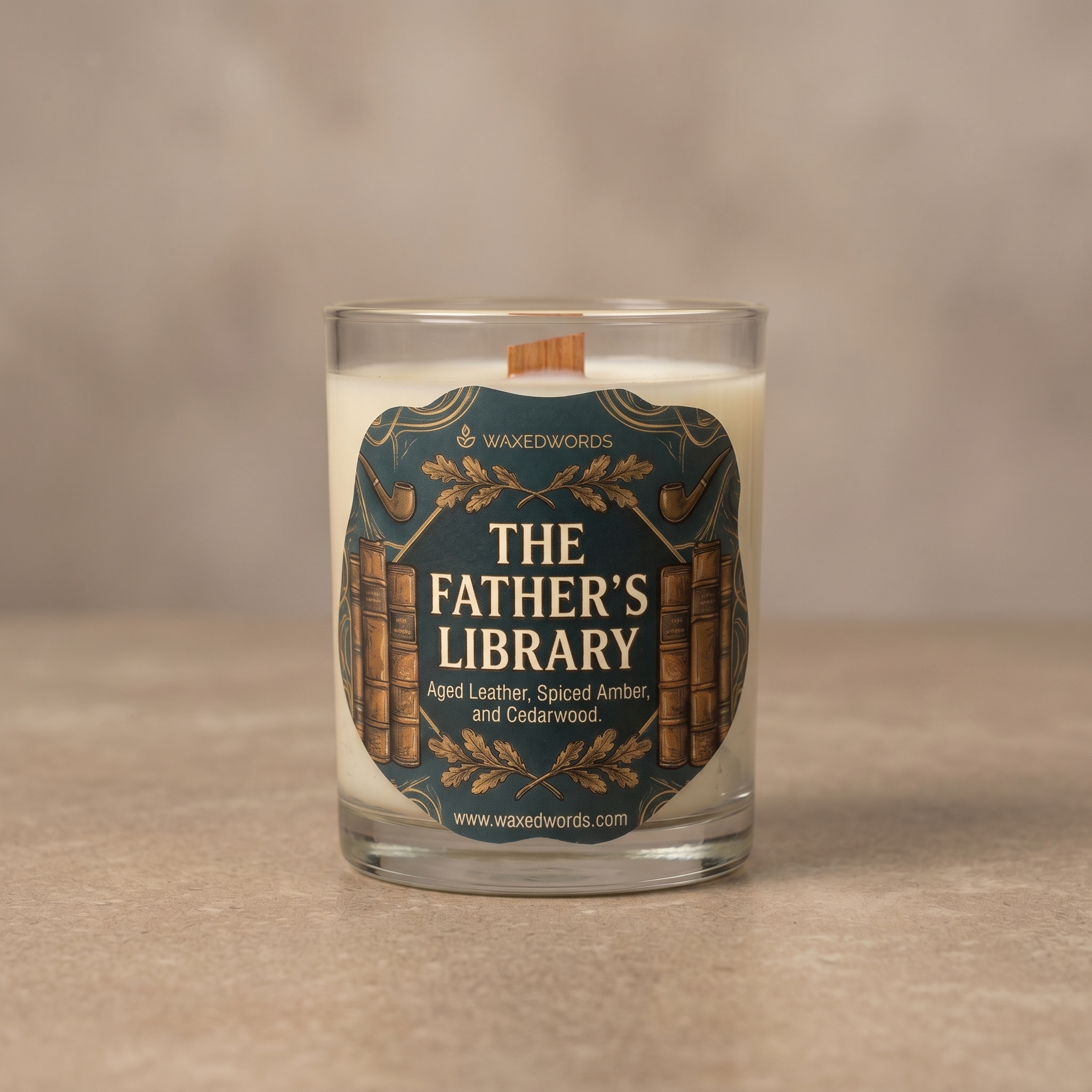 The Father’s Library™ | The Candle That Feels Like Wisdom, Warmth & Home