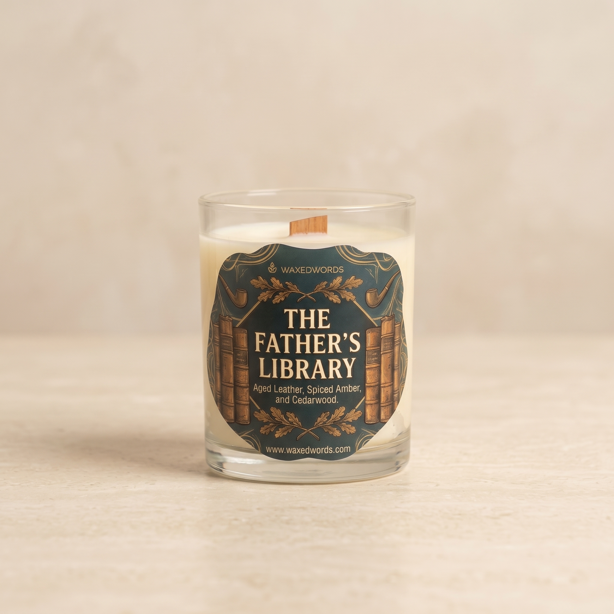 The Father’s Library™ | The Candle That Feels Like Wisdom, Warmth & Home - Image 3
